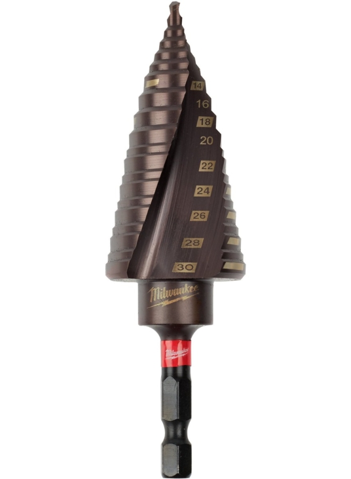 Milwaukee Accessoires 48899265 SHOCKWAVE™ Trappenboor 4-30 mm - 1/4"