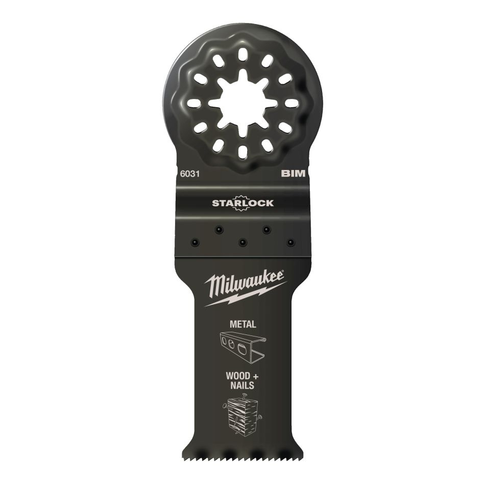Milwaukee Accessoires 48906034 Starlock - OMT SL Lame plongeante WM BiM 28x47mm - 10 pièces