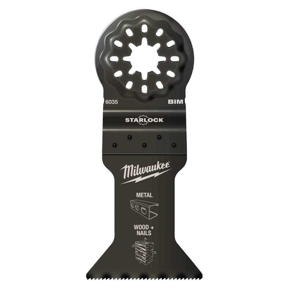 Milwaukee Accessoires 48906527 OMT SL Bois avec clous Lame de scie circulaire bi-métal 65 mm