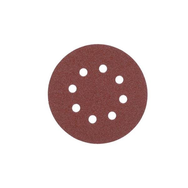 Milwaukee Accessoires 4932367743 Disque abrasive pour ponceuse orbitale ⌀ 125 mm - 8 trous GR120