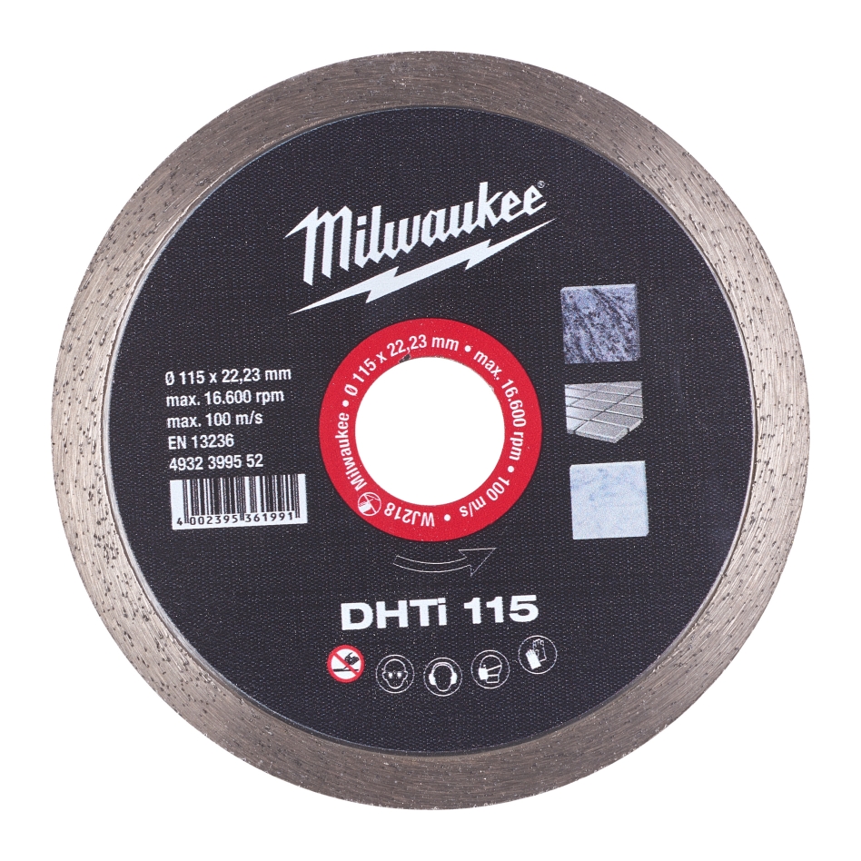Milwaukee Accessoires 4932399552 Disque à découper diamanté DHTi 115