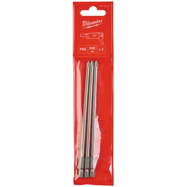 Milwaukee Accessoires 4932459393 Embout de tournevis PH2 148 mm