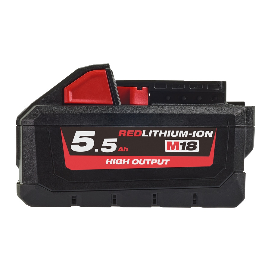 Milwaukee Accessoires 4932464712 M18 HB5.5 Batterie haute performance 18V 5.5Ah
