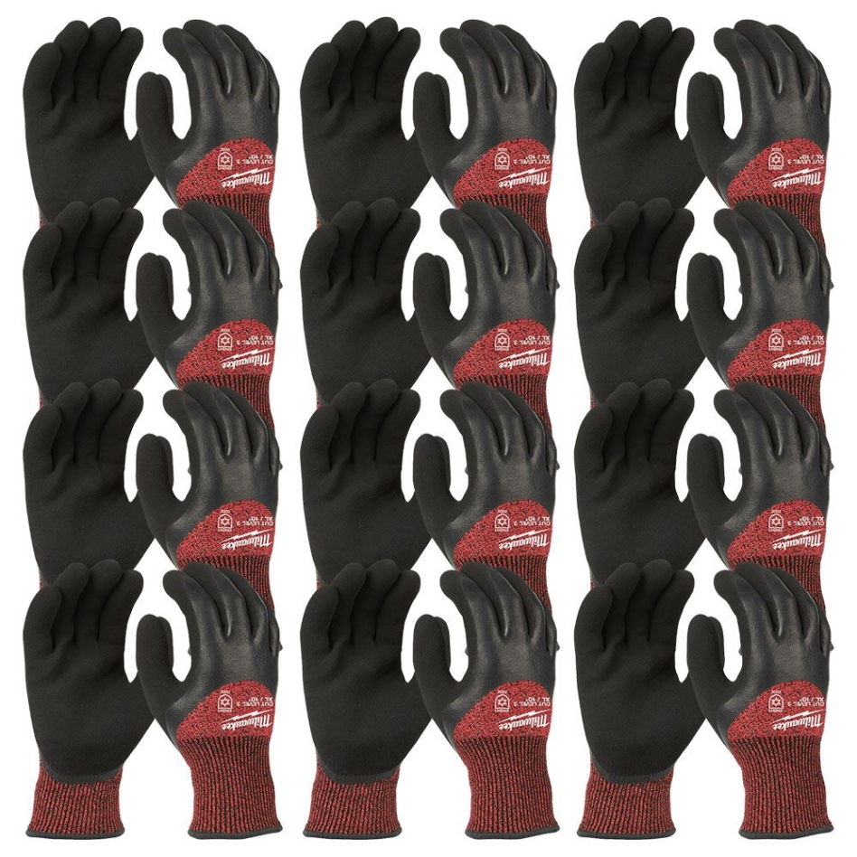 Milwaukee Accessoires 4932471613 Gants de travail trempés Taille 11/XXL Classe de coupe 3/C 4932471350