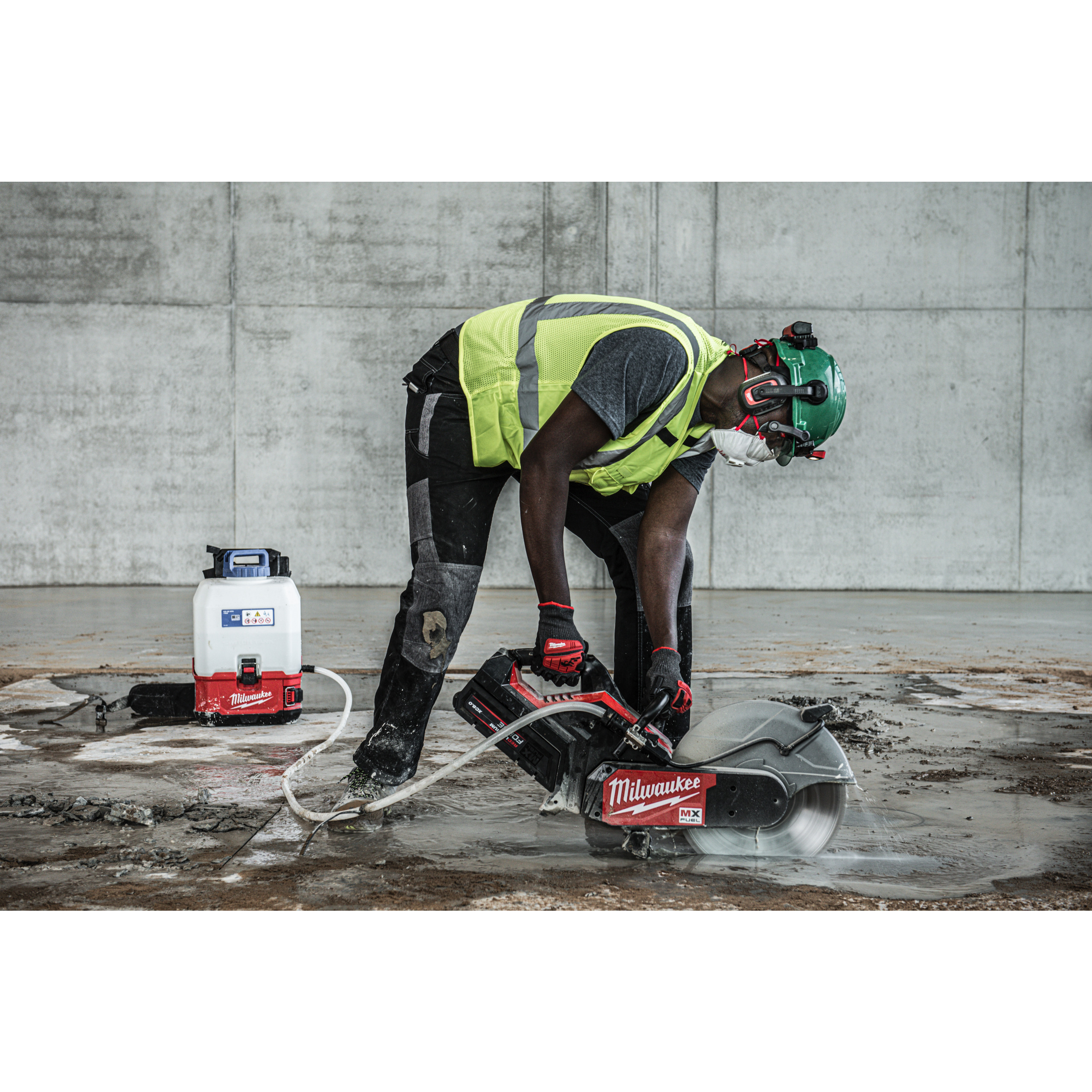 Milwaukee Accessoires 4932479249 BOLT100 Casque de sécurité vert non ventilé