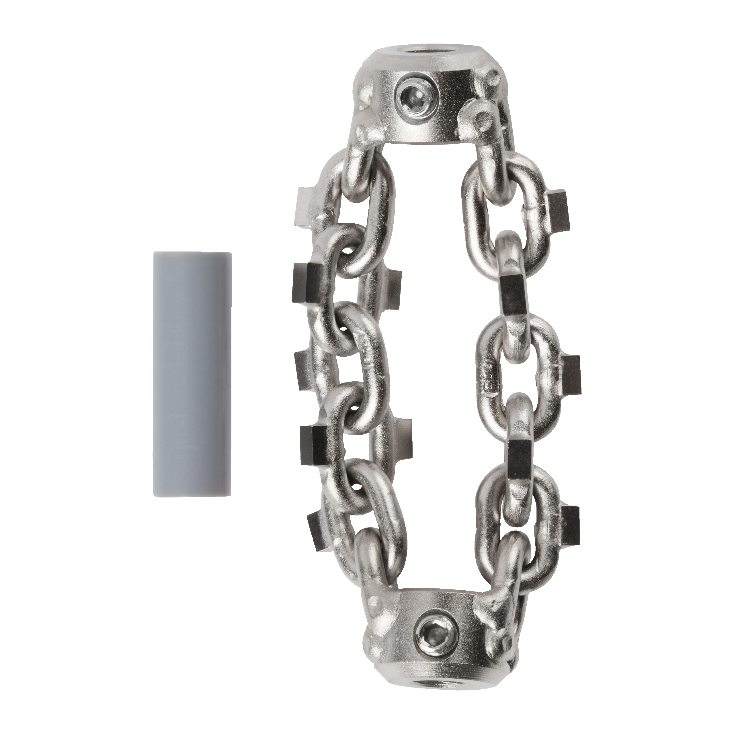 Milwaukee Accessoires 4932480729 Chaîne en carbure de 50 mm pour machine à grande vitesse M18™ avec arbre flexible, pour le détartrage des canalisations.
