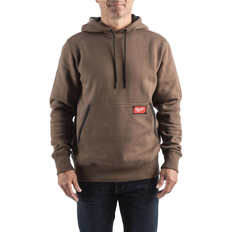 Milwaukee Accessoires 4932493133 Work hoodie midweight brown L 1st