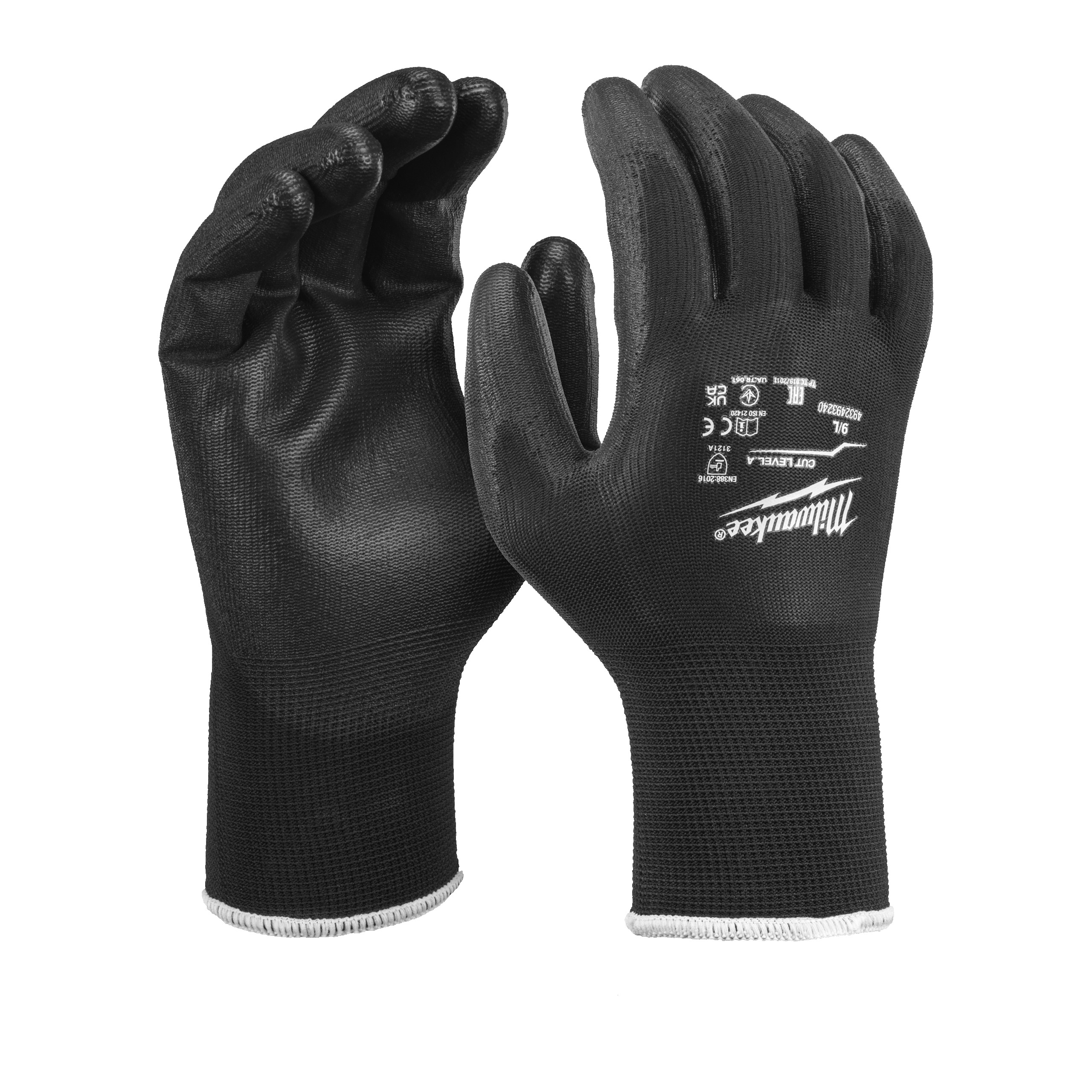 Milwaukee Accessoires 4932493240 Gants de travail généraux - 9/L - 12 pièces
