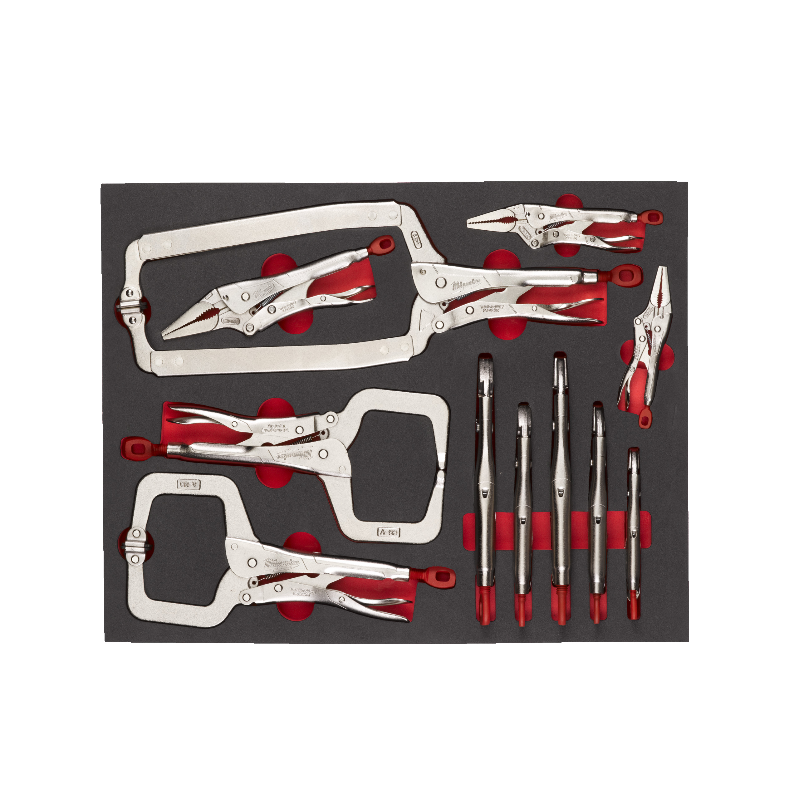 Milwaukee Accessoires 4932493251 Jeu de poignées TORQUE LOCK™ en mousse (11 pièces)