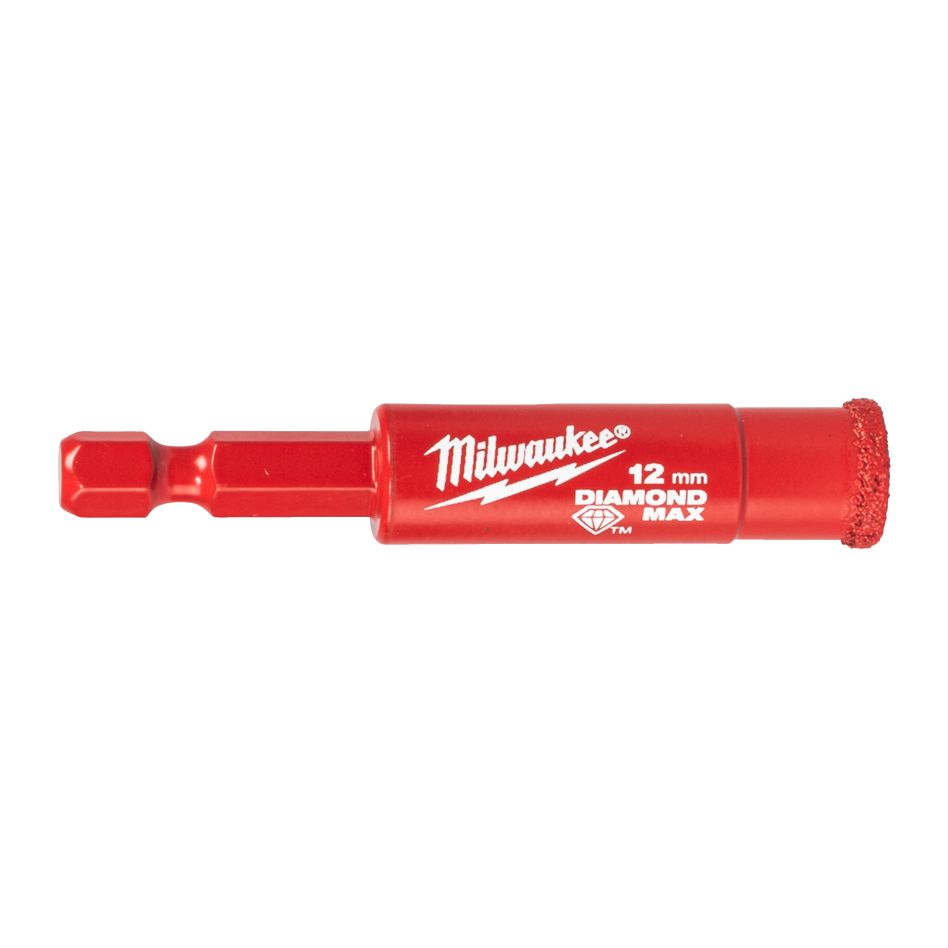 Milwaukee Accessoires 4932498345 DIAMOND MAX™ ¼˝ mèches humides/sèches 12 mm