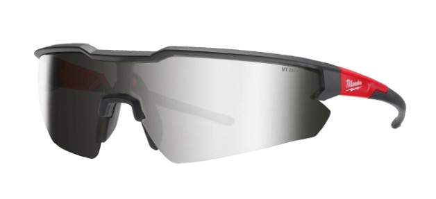 Milwaukee Accessoires 4932498365 Lunettes de sécurité renforcées - Verres argentés miroités