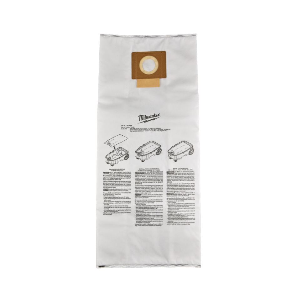 Milwaukee Accessoires 4932498663 Sac Hoover Fleece pour M18 ONEF2VC34M
