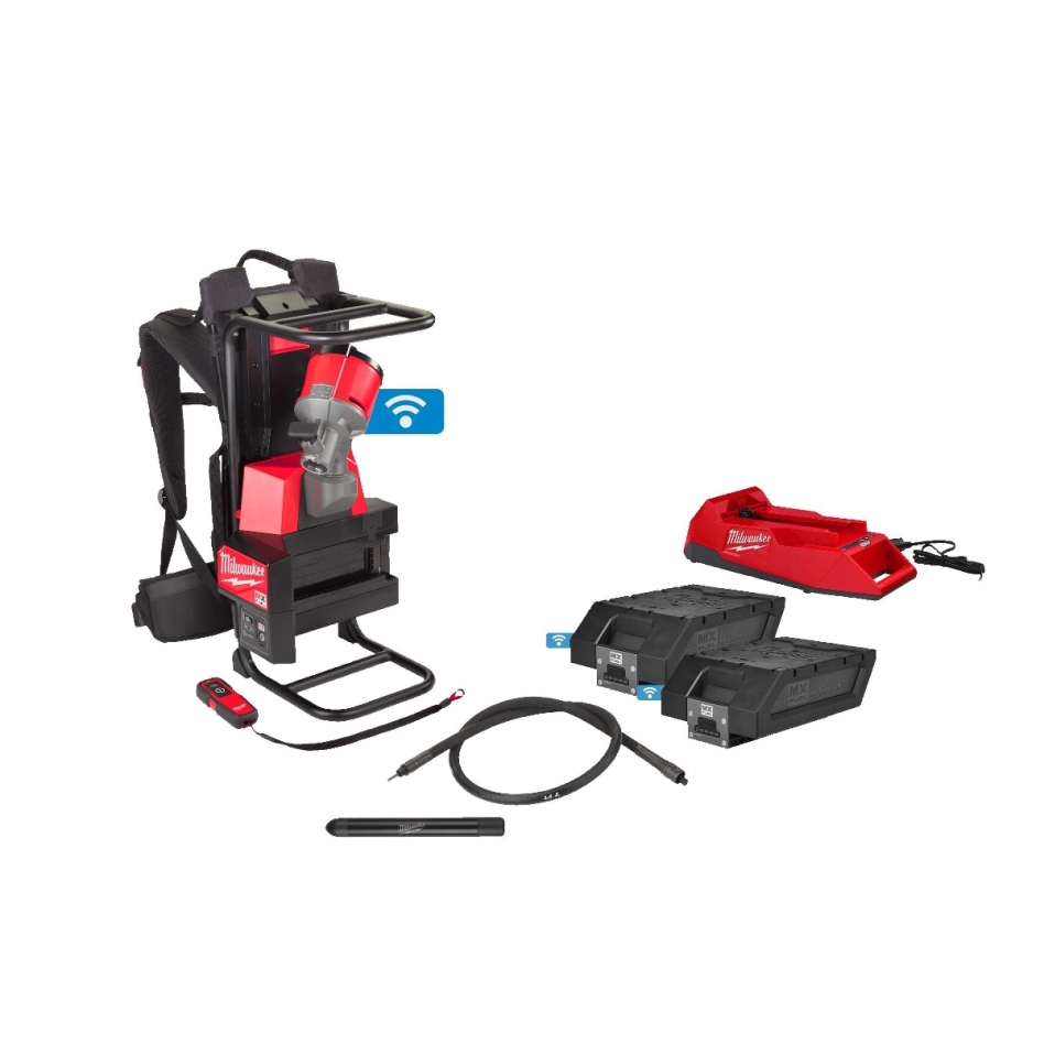 Milwaukee MX 4933479593 MX Fuel  MXF CVBPKIT-602 Batterie de secours Aiguille vibrante pour béton