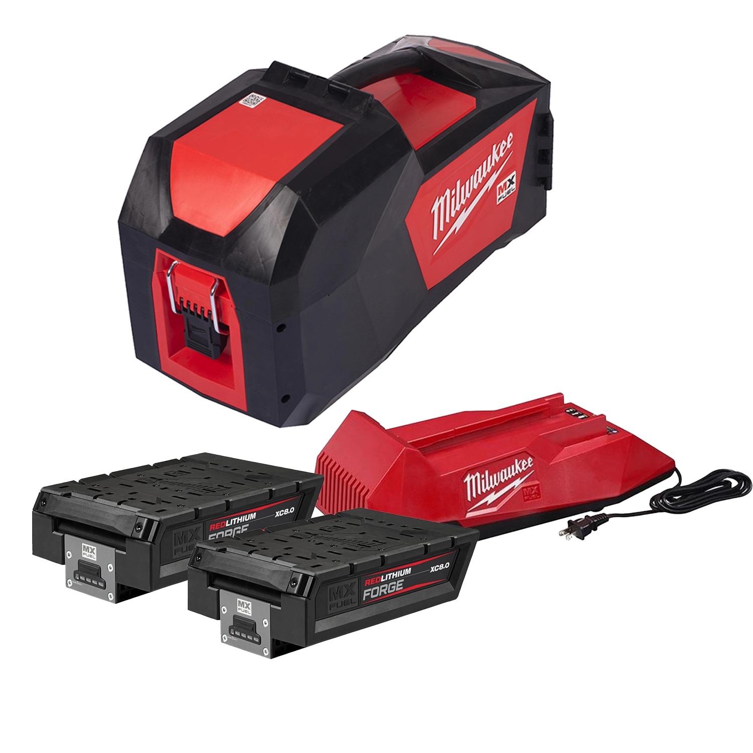 Milwaukee MX 4933493806 MX FUEL™ EFP-802 Processeur de soudage électrique 2x 8.0Ah batterie et chargeur