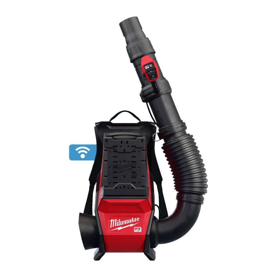 Milwaukee MX 4933500236 Souffleuse à feuilles dorsale MX FUEL Batterie 2x 12Ah et chargeur dans la boîte