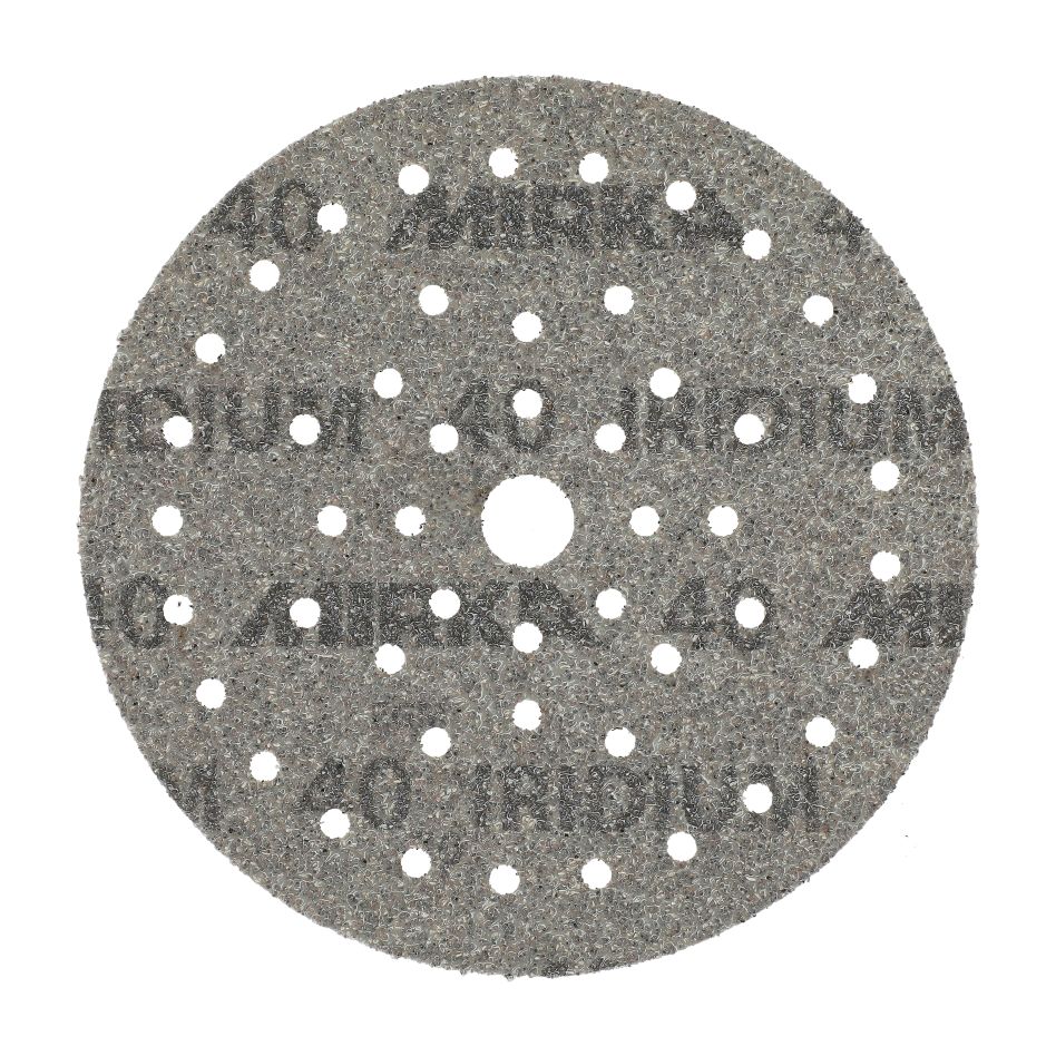 Mirka Accessoires 246M105040 IRIDIUM Papier de verre 150mm Grip 50 trous grain 40 50pcs