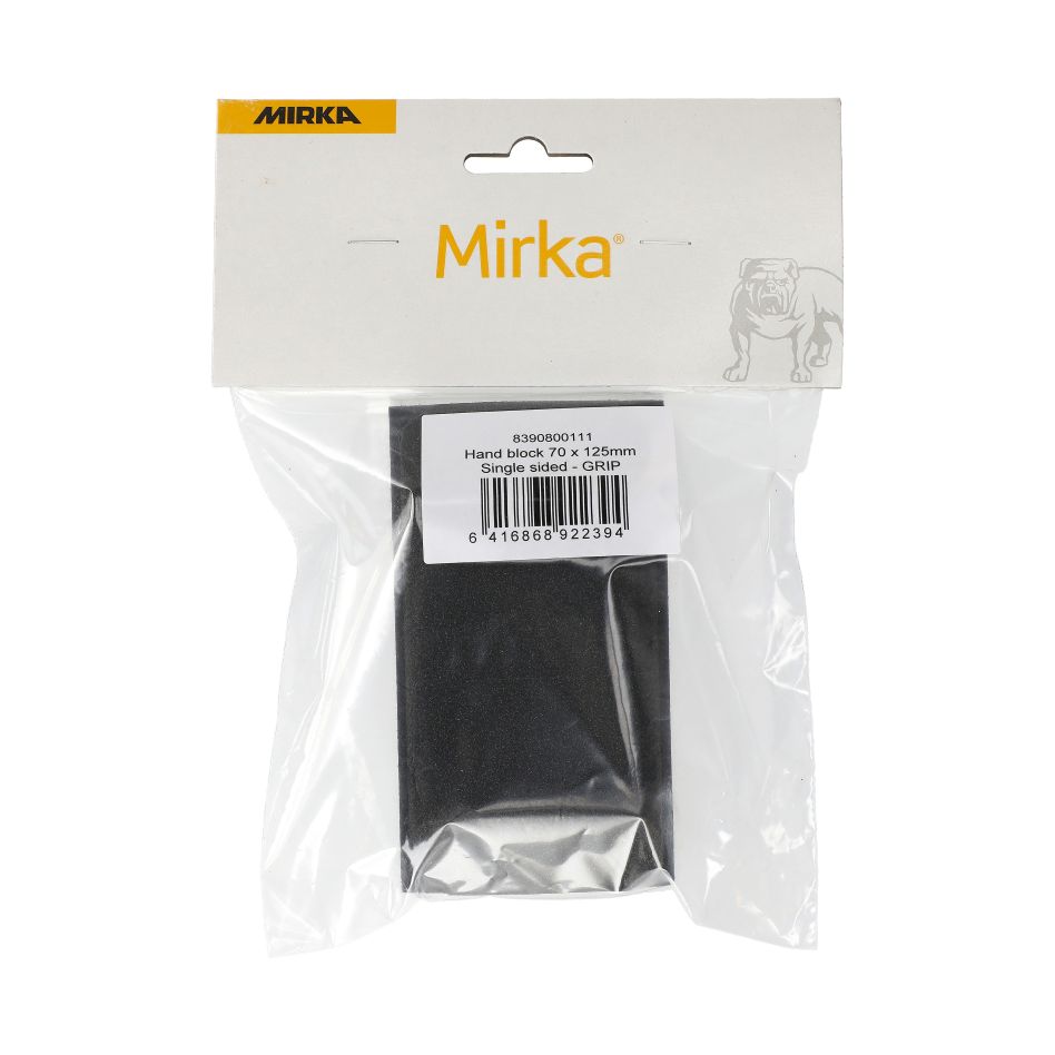 Mirka Accessoires 8390800111 Bloc de ponçage 70x125mm en forme de poignée