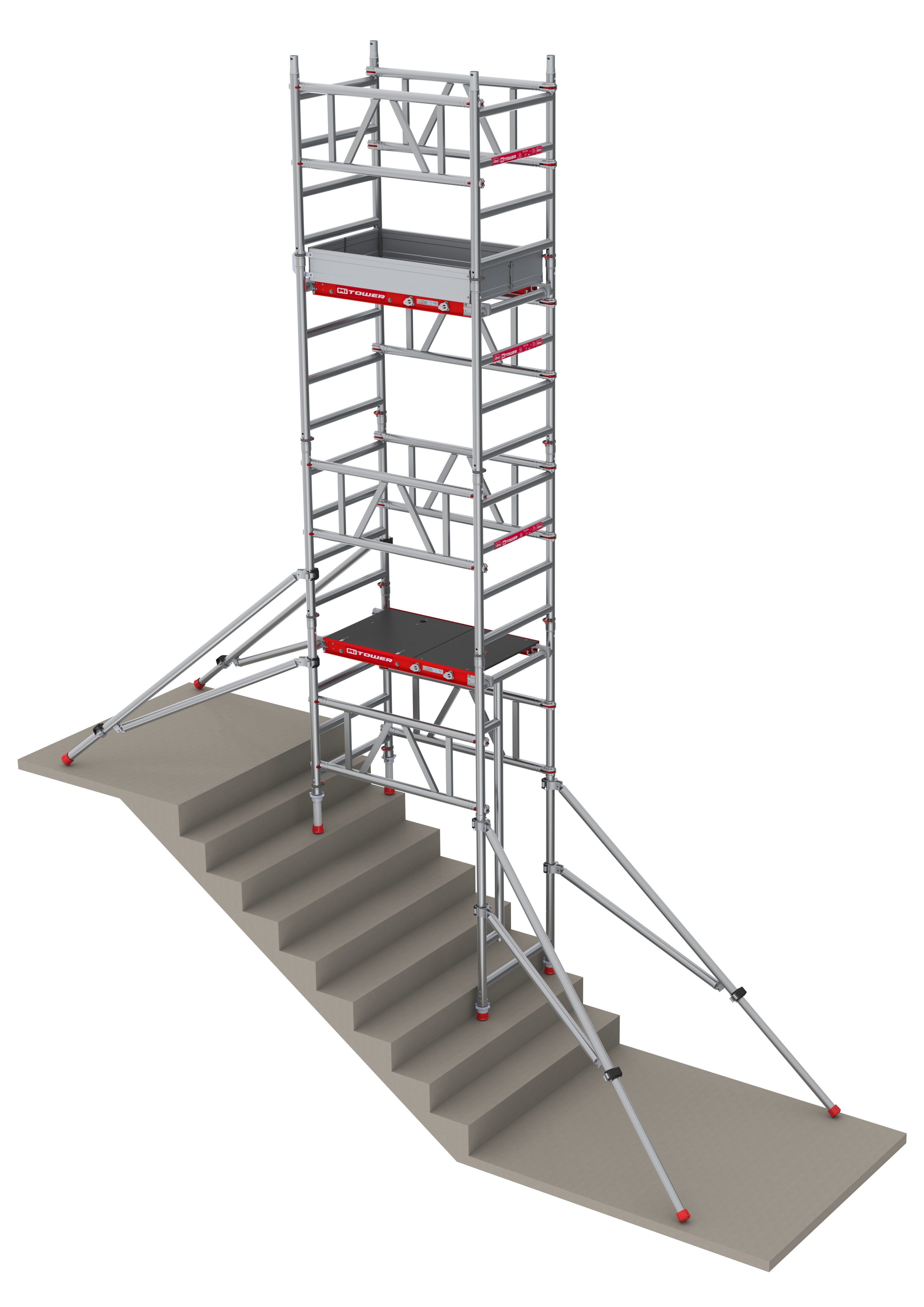 Altrex C003091 Jeu de marches MiTOWER Plus échafaudage mobile