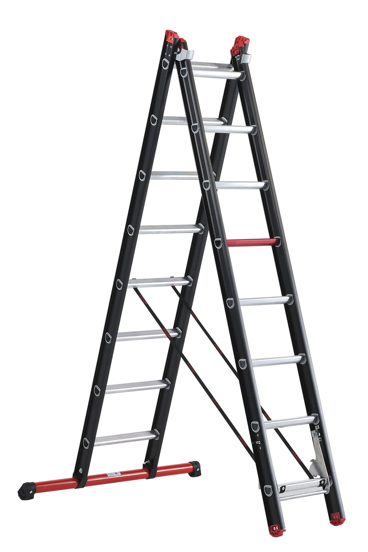 Altrex 123608 ZR3055 Mounter Échelle combinée en 3 parties 3x8 échelons