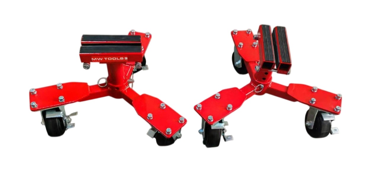 mwtools 729840216 AWD160 Jeu de chariots pour châssis 2 x 800 kg