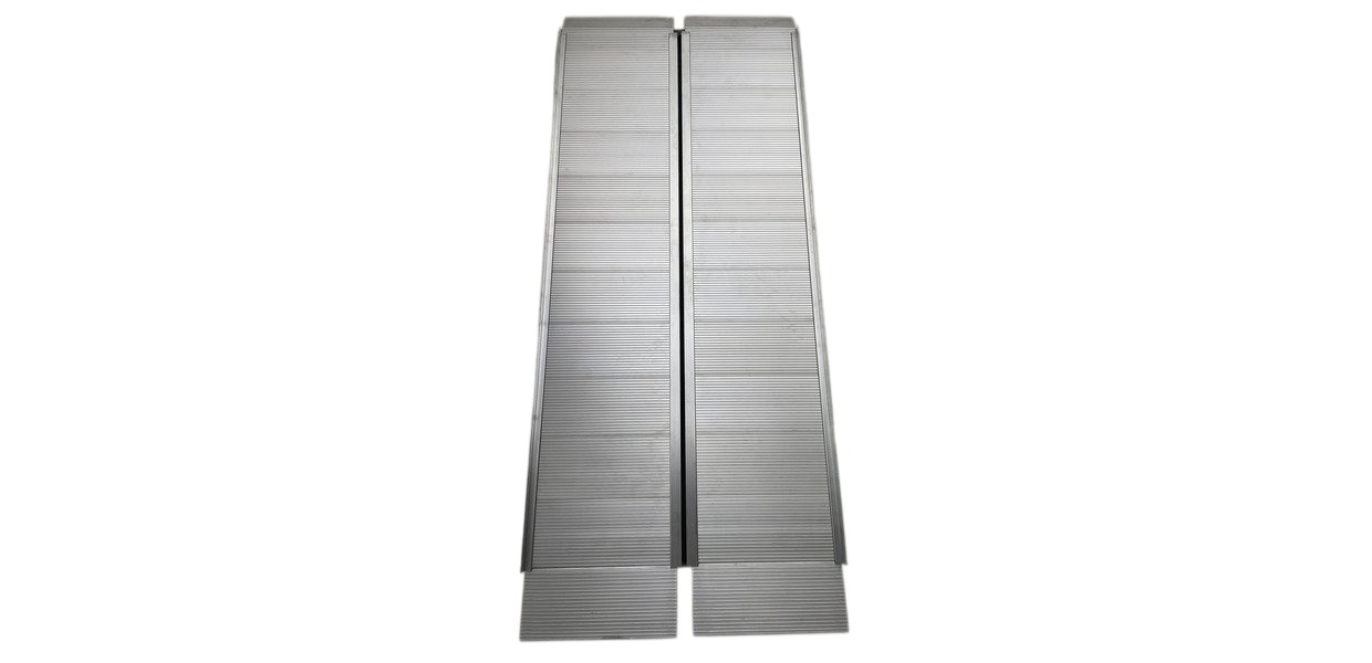 mwtools 754751854 ARP20180 Rampe aluminium pour fauteuil roulant 2 fois 400kg 1800x740mm