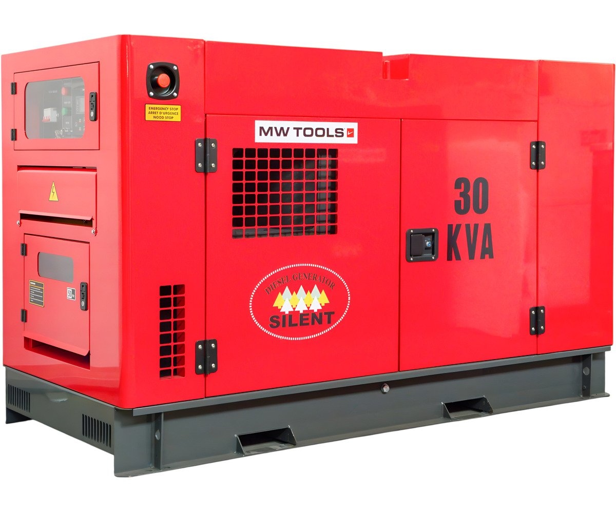 mwtools 724562235  DG300E Générateur diesel 33 kVA 3x400V - 1x230V refroidi par eau