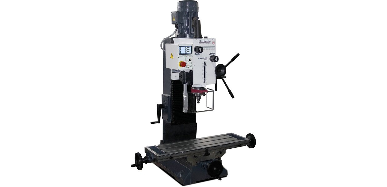 Optimill 713338448 Perceuse MB4D 1,5 kW 400V avec accessoires MK4/M16
