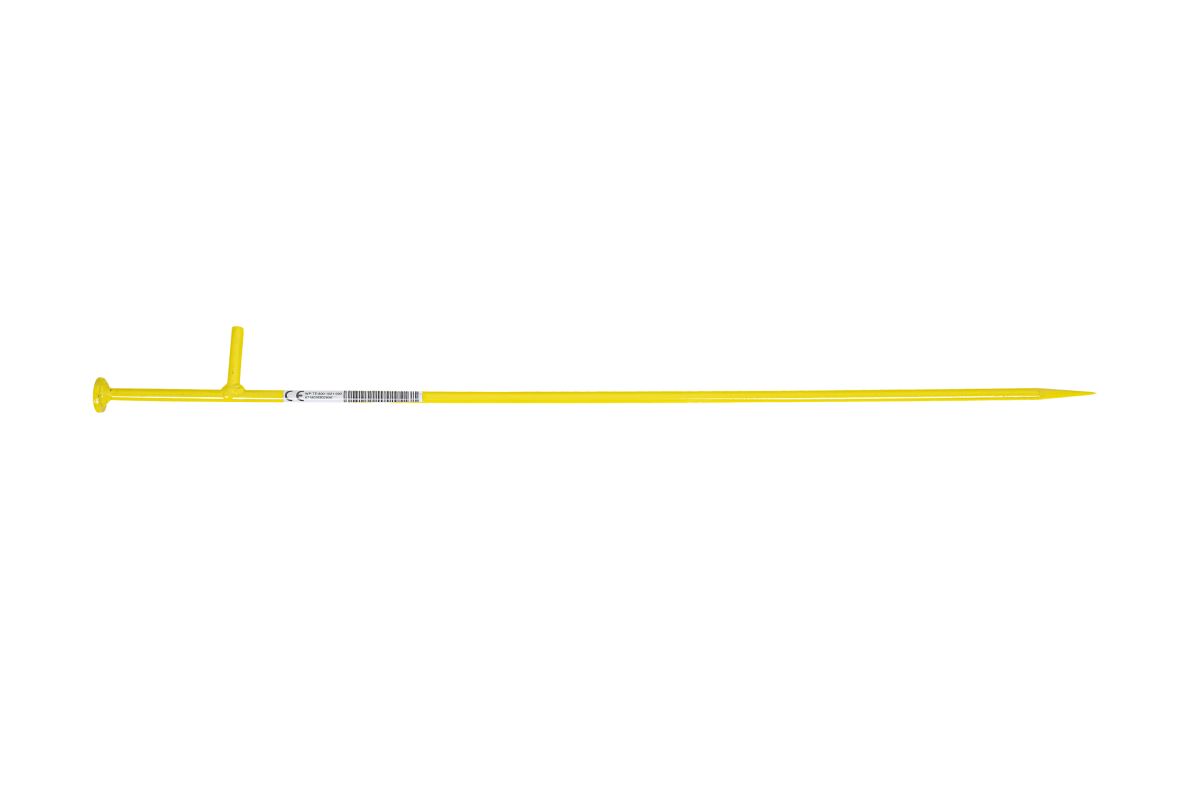Orit WP-TE-800-1021-000 Goupille filetée avec tête en L 800 mm RAL 1021