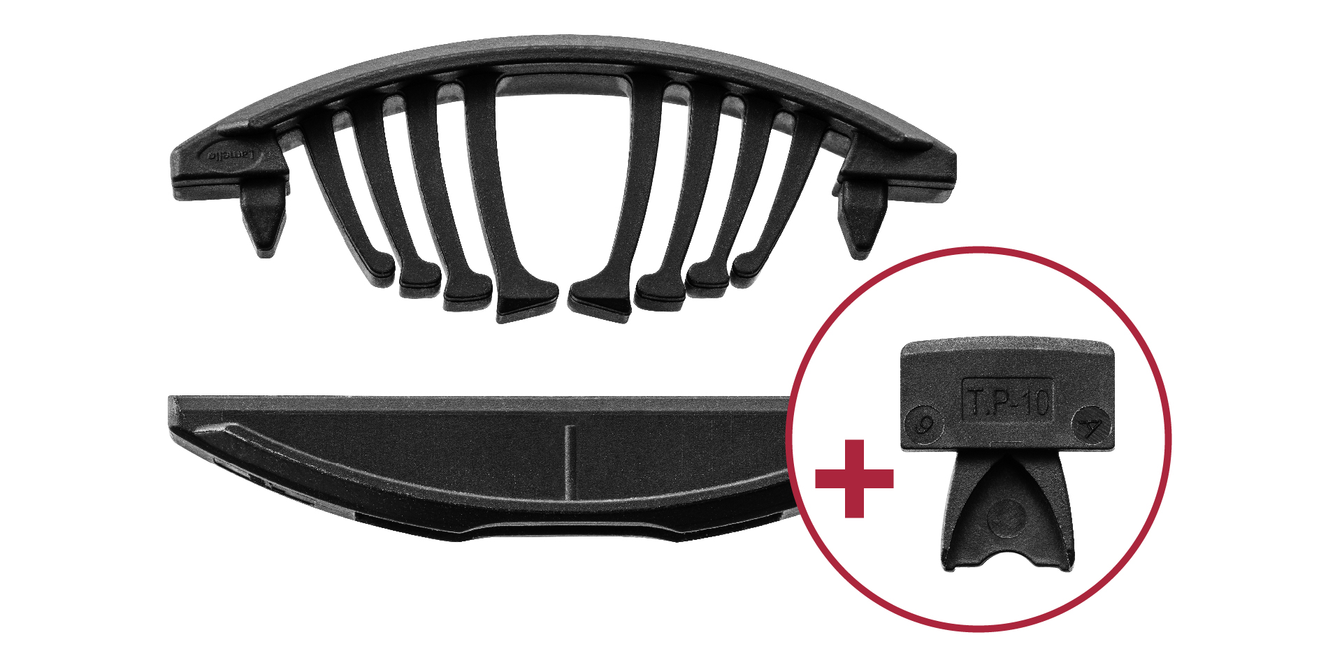 Lamello 145418 Tenso P-10 Connecteur auto-tendu pour le collage de matériaux à partir de 12 mm d'épaisseur 80 paires avec clips de pré-tension