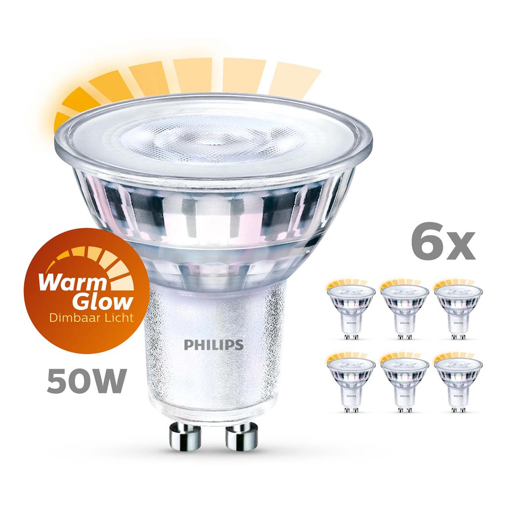 Philips P721674 Spot à DEL (gradable) 50 Watt GU10 WarmGlow