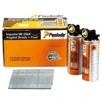 Paslode Fixation 300270 AF16 x 32 mm - Clous de finition galvanisés (cartouches de gaz incluses) 2000 pièces