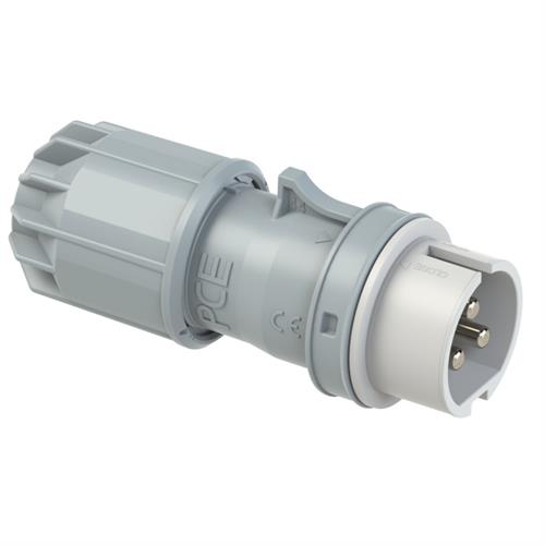 PCE 41.120 Fiches CEE 16A - 42V - 3P - IP44 - 12h - blanc