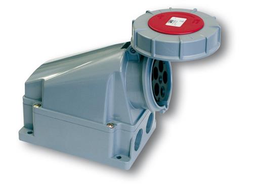 PCE 43.060 WCD en saillie CEE 63A - 400V - 5P - IP67 - 6h - rouge