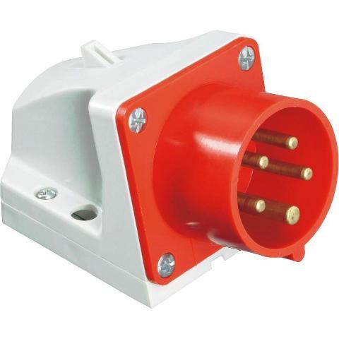 PCE 45.020 Dispositif-WCD en saillie 32A - 400V - 4P - IP44 - 6h - rouge