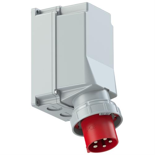 PCE 45.080 Dispositif-WCD en saillie 125A - 400V - 5P - IP44 - 6h - rouge