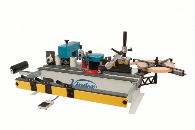 Virutex 5050500 PEB250TRM Encolleuse de chants portable avec boîte à colle sur table fixe