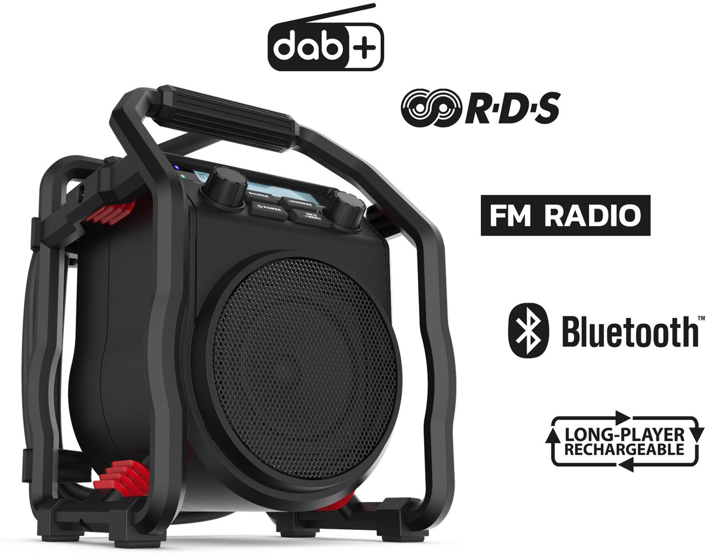 PerfectPro UB400R2 UBOX 400R2 Radio de chantier DAB+ avec bluetooth