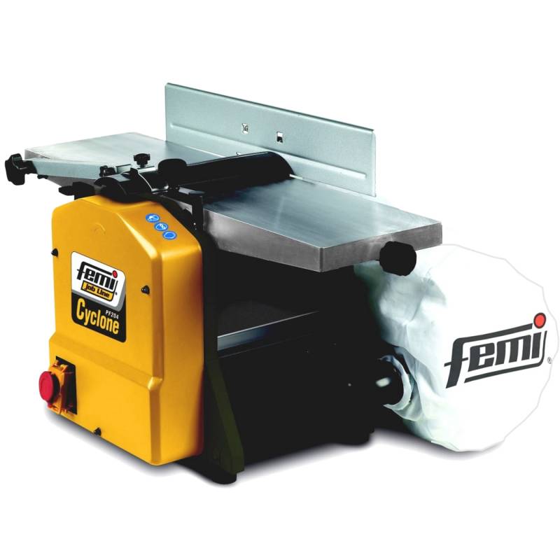 Femi 8446122 PF204 Machine à épaissir cyclonique avec aspiration intégrée 204mm 1250W 230V