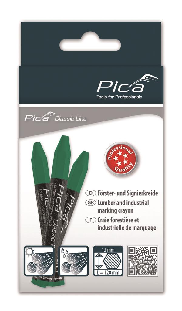 Pica PI59036 590/36 Craie de marquage PRO verte 12 pcs.