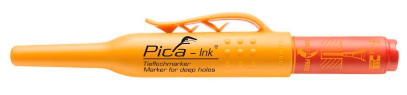 Pica PI15040 Marqueur trous profonds 150/40 Rouge