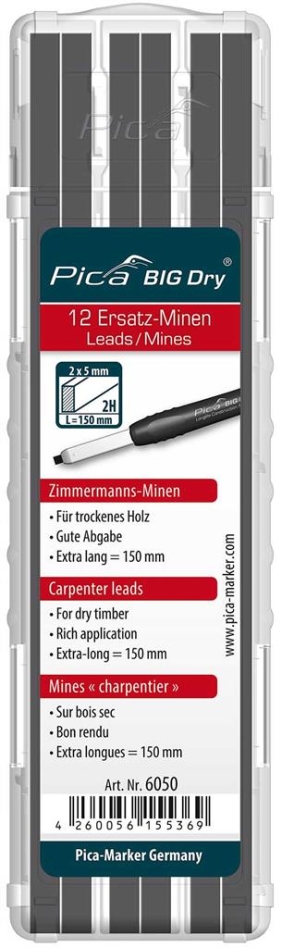 Pica PI6050 BIG Dry Refill Carpenter 2H
