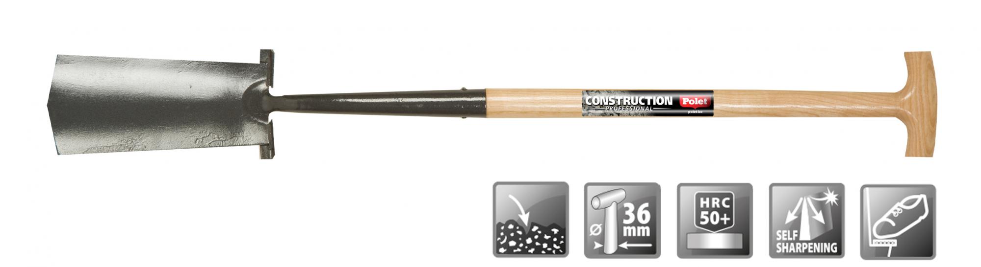 Polet 101009 Câble professionnel en forme de pique ZH230/135 2V Epoxy T-ST 75cm