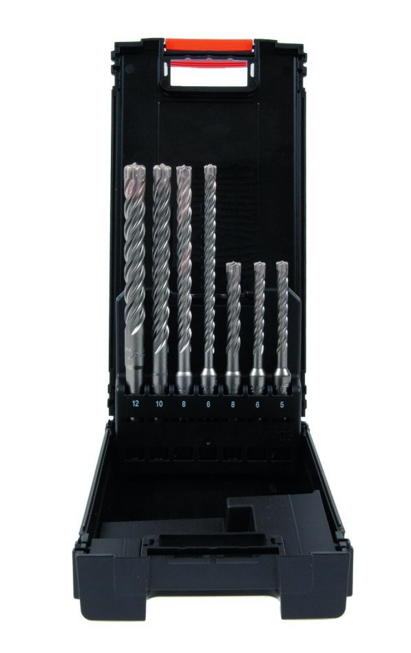 Projahn 83744 Rocket 5 SDS-plus jeu de forets 7 pièces 5 - 12 mm dans une boîte ABS MAMBO