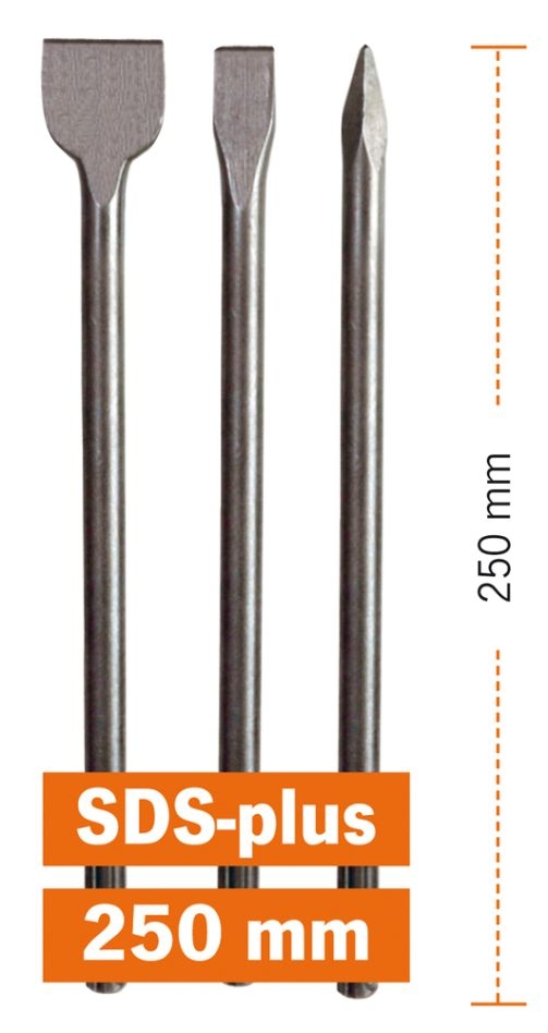 Projahn 99956 Jeu de ciseaux 3 pièces ECO SDS-plus