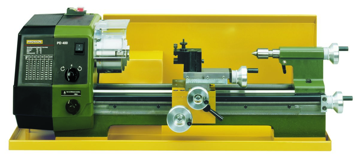 Proxxon 24402 Banc de récupération des copeaux pour le tour PD 400