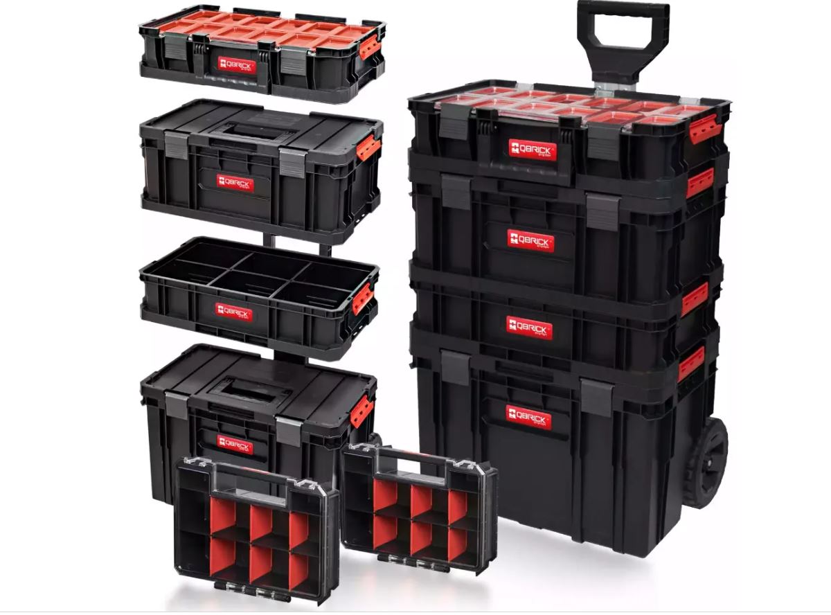 QBrick Z252597PG002 Deux Chariot à outils 6 pièces