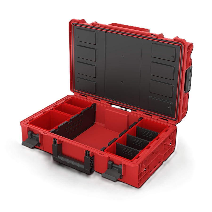 QBrick SKRQ200E2CCZEPG003 ONE 200 2.0 EXPERT Rouge Ultra HD Mallette à outils personnalisée