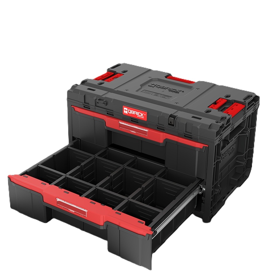 QBrick SKRQONED2CZAPG003 Une boîte à outils avec 2 tiroirs Boîte à outils 2.0