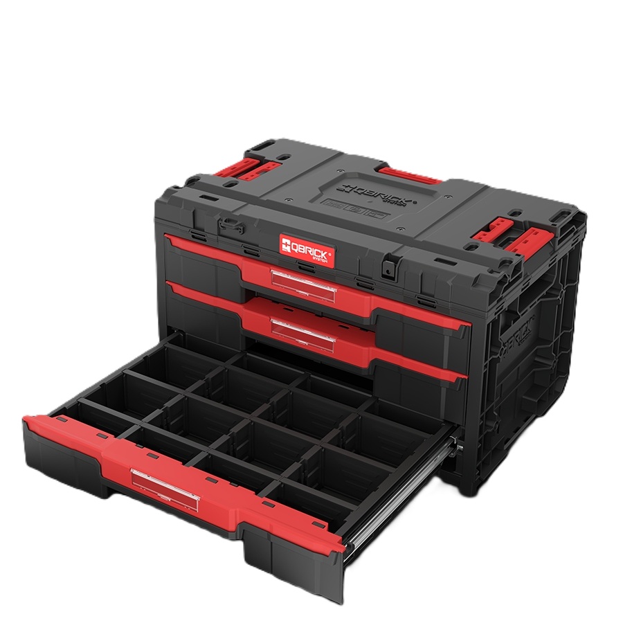 QBrick SKRQONED3CZAPG001 Une boîte à outils avec 3 tiroirs Boîte à outils 2.0