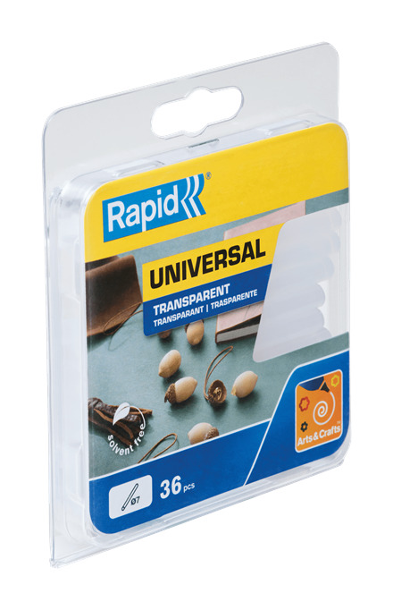 Rapid 40107350 Bâtons de colle universelle 7mm
